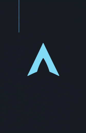Black Arch Linux Wallpaper