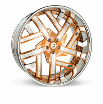 Kingpin Rose Gold Inch Rims Png Image