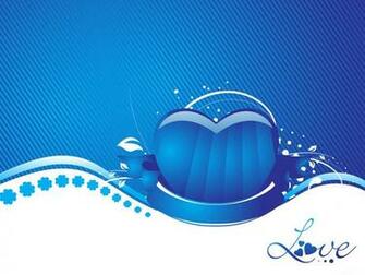 The Blue Love Desktop HD Wallpaper X Heart