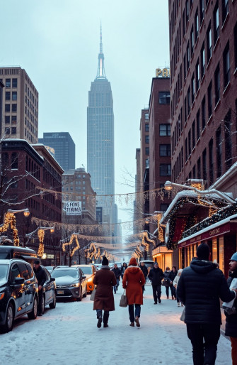 New York City Winter Wallpaper
