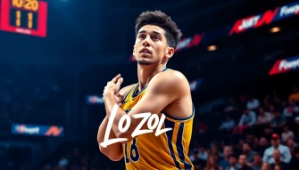 Wallpaper Lonzo Ball Shot