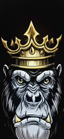 iPhone X Gorilla Background Wallpaper
