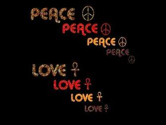 Peace And Love Wallpaper HD Early