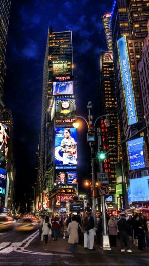 New York City Times Square iPhone Wallpaper