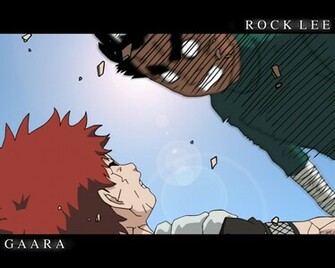 Lee Vs Gaara Naruto Wallpaper HD
