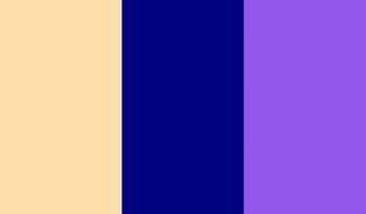 Navajo White Navy Blue And Purple Solid Three Color Background