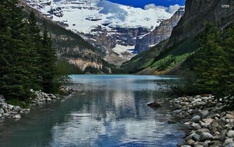 Lake Louise Alberta Canada Wallpaper