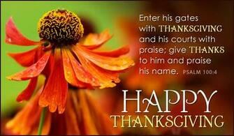 Psalm Thanksgiving Holidays Ecard Christian Ecards Online