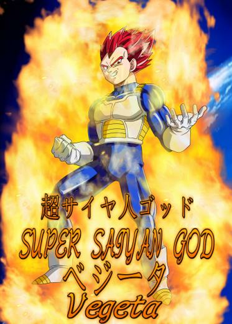 Future Gohan Super Saiyan God Vegeta By
