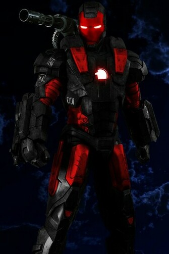War Machine Wallpaper Red Black Ipod