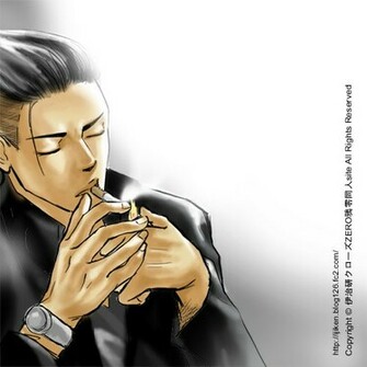 Crows Zero Genji Smoking By Ijiken