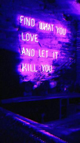 Neon Purple Phone Wallpaper HD