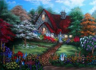 Cozy Cottage High Quality And Resolution Wallpaper On