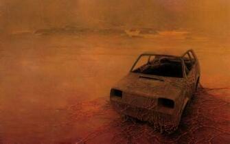 Abandoned Car HD Wallpaper
