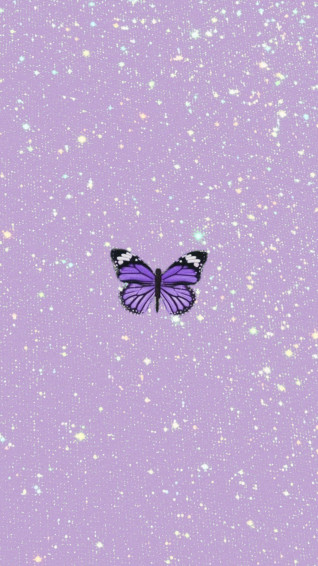 Glitter Butterfly Wallpaper