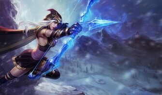Ashe League Of Legends Wallpaper Desktop
