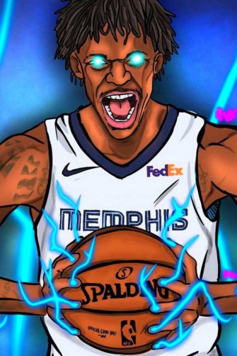 Phone Ja Morant Wallpaper In Cool Nike