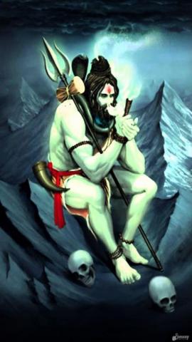 Lord Shiva Smoking Chillum Wallpaper Teahub Io