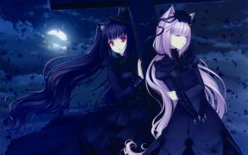 Maid Outfit Visual Novel Cat Girl Neko Para Tail