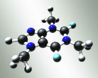 Wallpaper For Caffeine Molecule