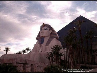 Sphinx In Las Vegas 3d Wallpaper