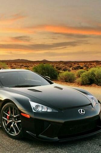 Lexus Lfa Black Car Mobile Wallpaper Mobiles Wall