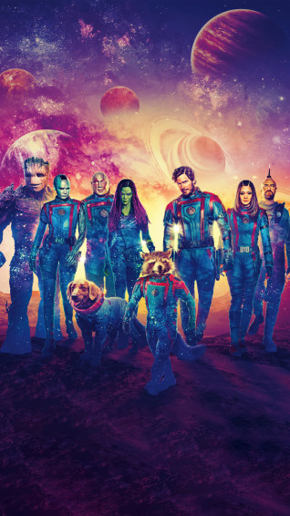 Guardians Of The Galaxy Movie Cast Poster 4k Wallpaper iPhone HD