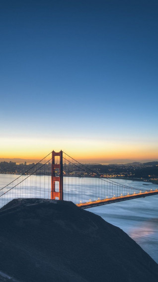 Golden Gate Bridge Sunset iPhone Wallpaper