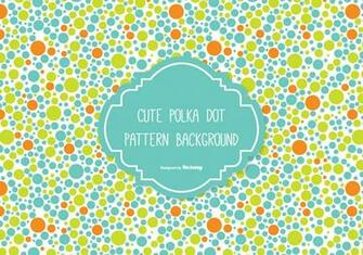 Cute Polka Dot Background Vector Art Stock Graphics