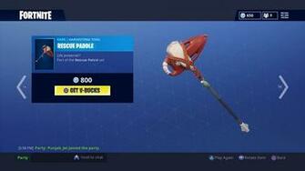 Fortnite Rescue Paddle Wallpaper