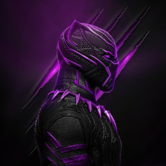 Black Panther Wallpaper 4k Purple Aesthetic Dark