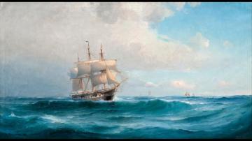 Oil Painting Ship 4k Wallpaper Mocah HD