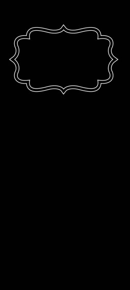 Fancy Frame Minimal Dark iPhone Wallpaper