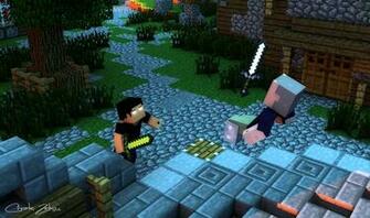 Minecraft Wallpaper Herobrine By Zetsukunjp