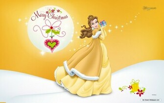 Disney Princess Chritmas Christmas Wallpaper