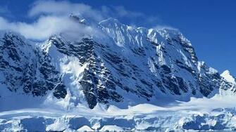 Wallpaper Winter Mountains Ice Stones Cold