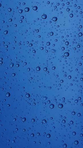 Blue Water Droplets iPhone 5s Wallpaper
