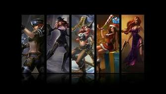 Miss Fortune All Skin Splash League Of Legends HD Wallpaper Lol Girl