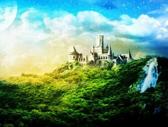 Fantasy Castle X Wallpaper HD Desktop