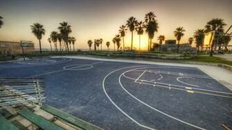 Wallpaper Los Angeles California Evening Playground