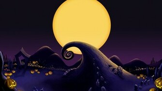 The Nightmare Before Christmas Landscape Desktop Pc And Mac Wallpaper