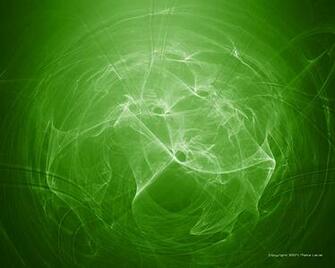 Green Swirl iPhone Wallpaper