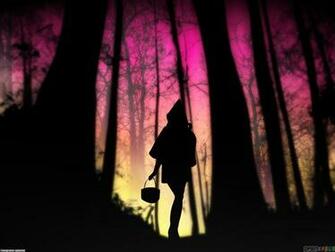 Little Red Riding Hood Silhouette Wallpaper Open Walls