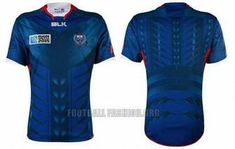 Manu Samoa Rugby World Cup Blk Home And Away Jersey Kit Shirt
