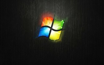 Dark Windows Logo Wallpaper HD