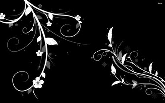 Monochrome Plant Wallpaper Vector