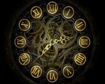 Anime Desktop Clock HD Wallpaper