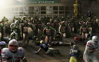 Spartan American Football Big Ten Ncaa Michigan State Spartans