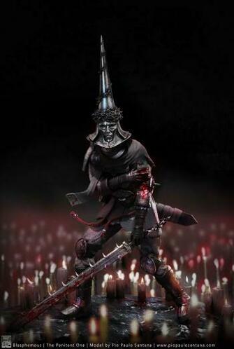 Artstation Blasphemous The Penitent One Fan Art Pio Paulo