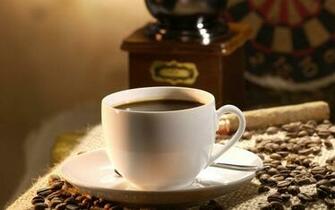 Coffee Cup Beans Cigar Wallpaper